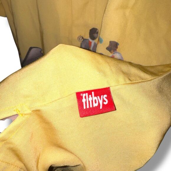 Kota The Friend x DSNY Protea Bowling Top in Yellow Men’s Sz M - Picture 6 of 7